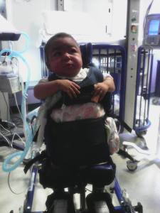 September 18, Lawrence standing for first time